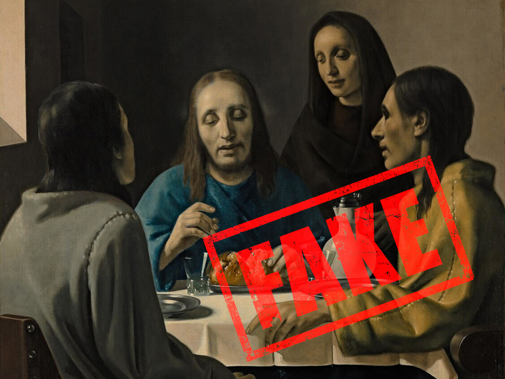 Han van Meegeren's forged Vermeer — a forgery that fooled the experts